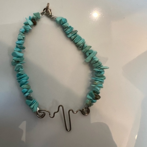 EKG Turquoise Bracelet - Picture 2 of 2